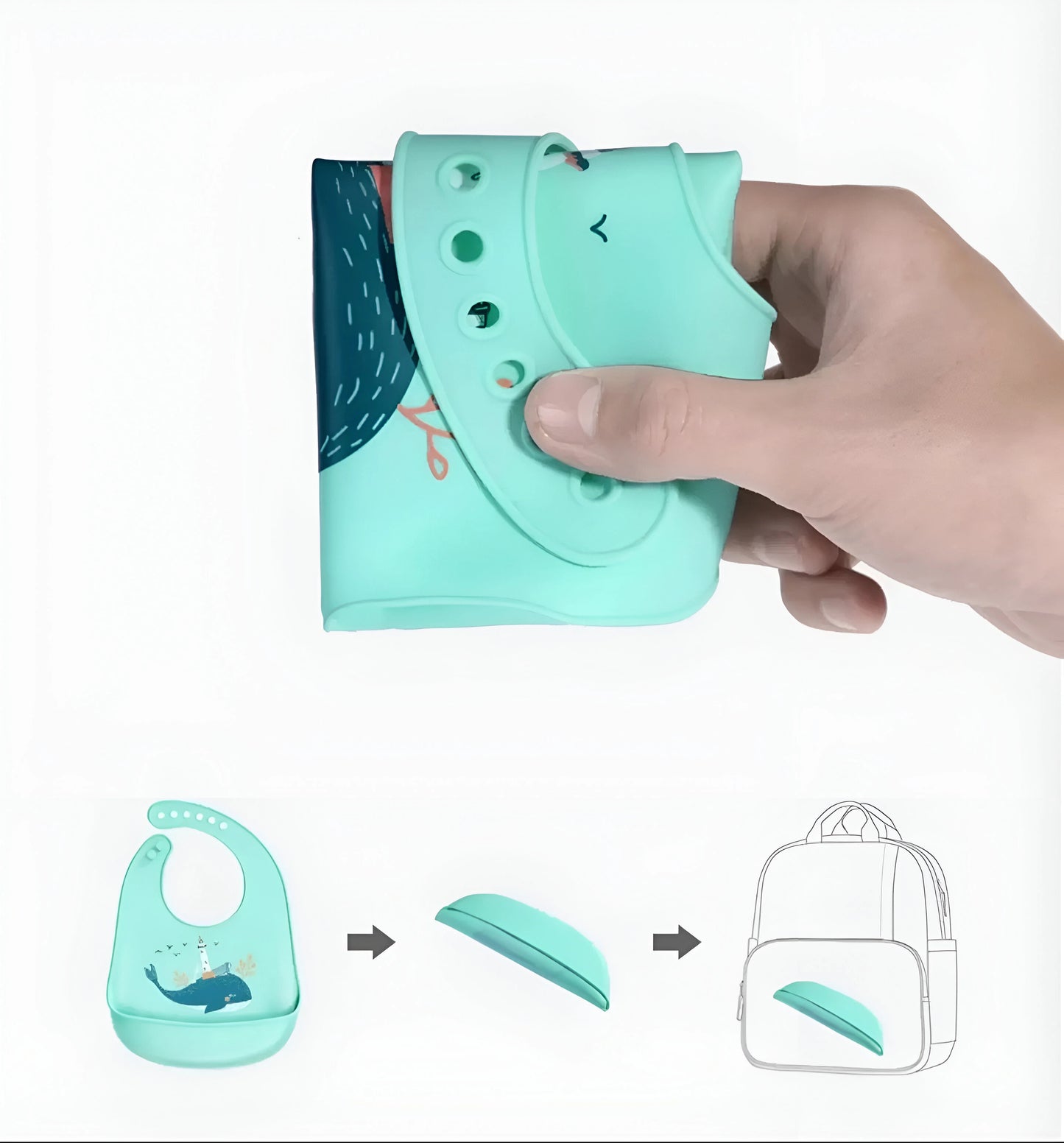 Bavoirs en silicone Animaux - Blooming Babies