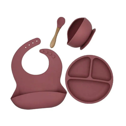 Coffret repas en silicone 4 Pieces Blooming Babies