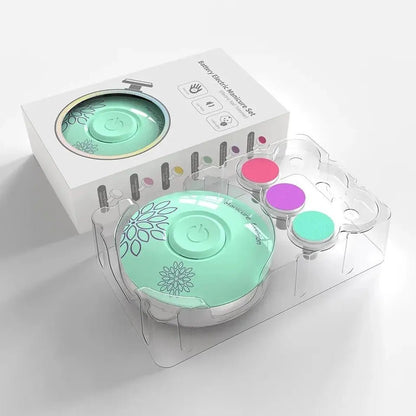 Coupe ongles électrique polisseur 2-en-1 Blooming Babies