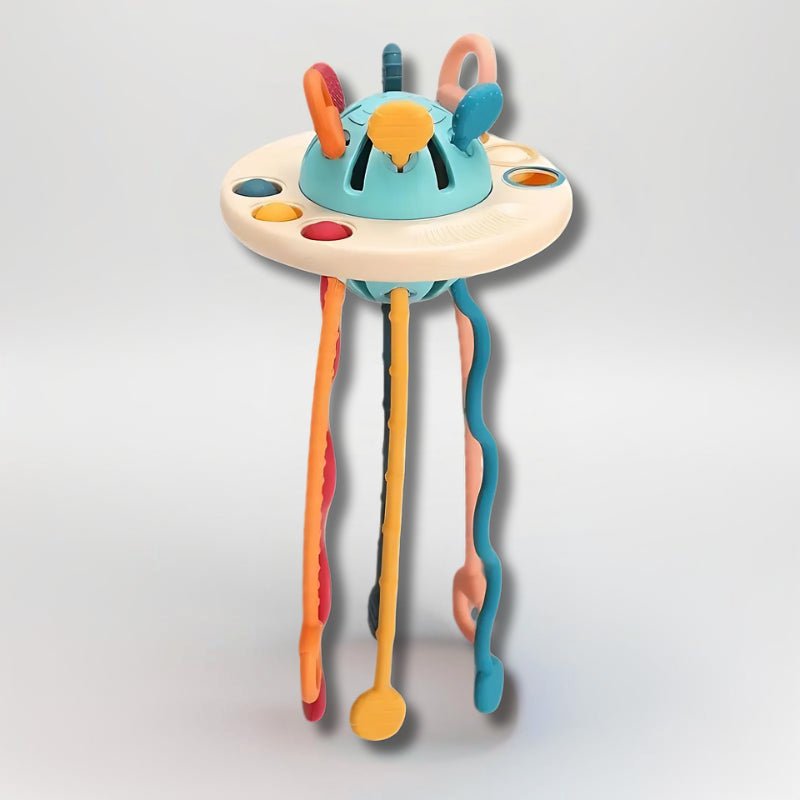 Jouet de Dentition Sensoriel 3 en 1 - Montessori Blooming Babies