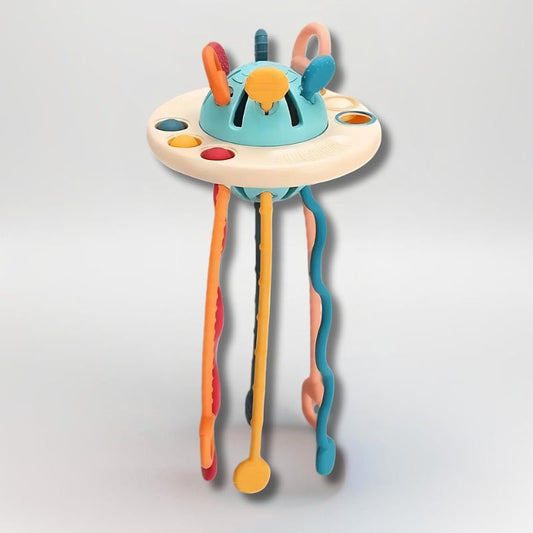 Jouet de Dentition Sensoriel 3 en 1 - Montessori Blooming Babies