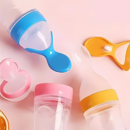 Biberon cuillère d'alimentation en silicone Blooming Babies