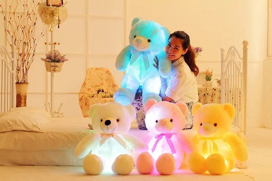 Peluche Ourson Lumineux Blooming Babies