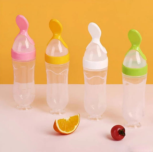Biberon cuillère d'alimentation en silicone Blooming Babies