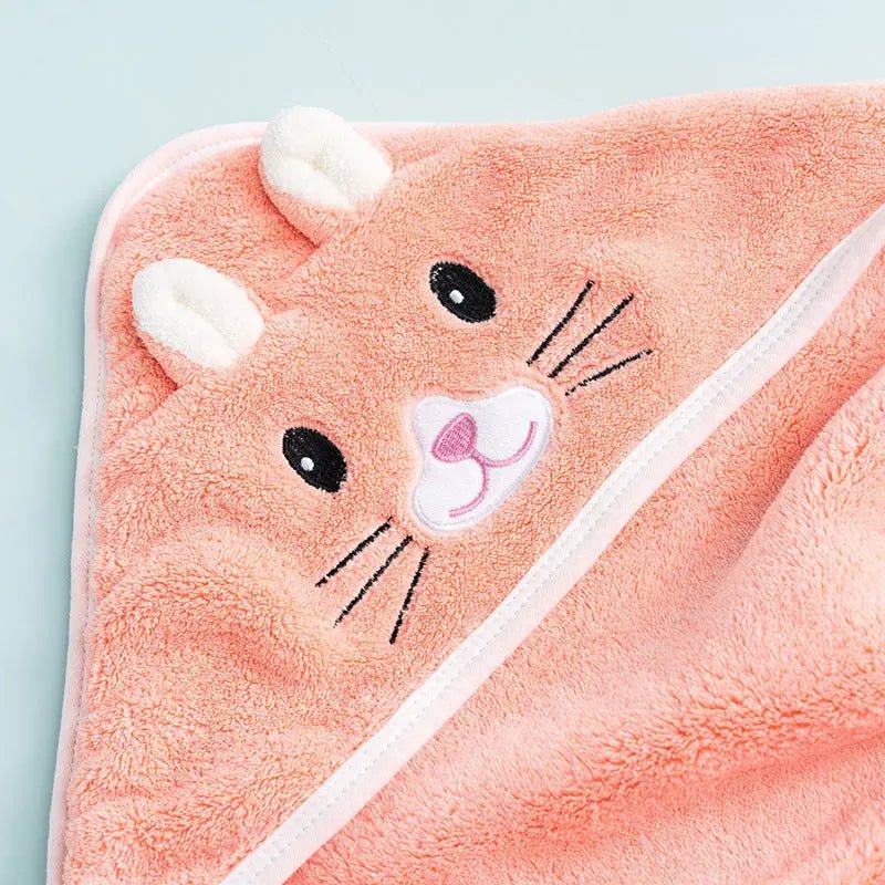 Serviette de Bain à Capuche en Coton Bio Blooming Babies