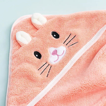 Serviette de Bain à Capuche en Coton Bio Blooming Babies