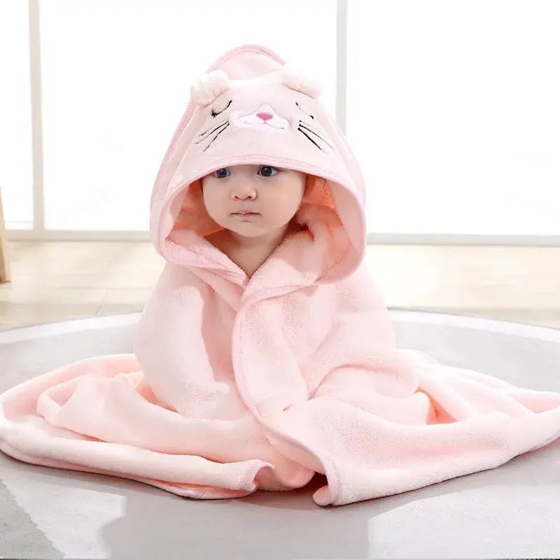 Serviette de Bain à Capuche en Coton Bio Blooming Babies