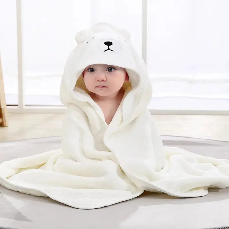Serviette de Bain à Capuche en Coton Bio Blooming Babies