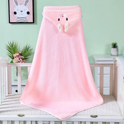 Serviette de Bain à Capuche en Coton Bio Blooming Babies