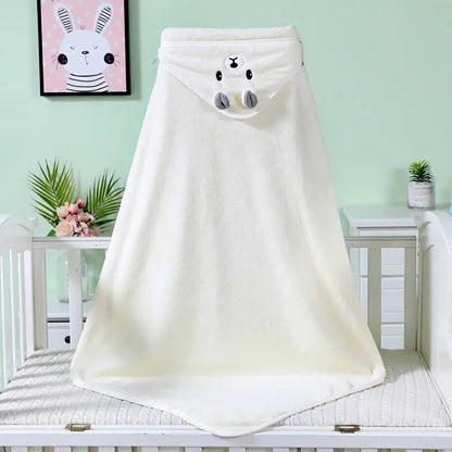 Serviette de Bain à Capuche en Coton Bio Blooming Babies