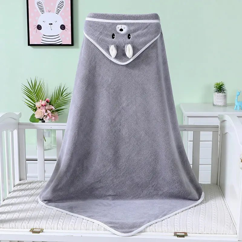 Serviette de Bain à Capuche en Coton Bio Blooming Babies