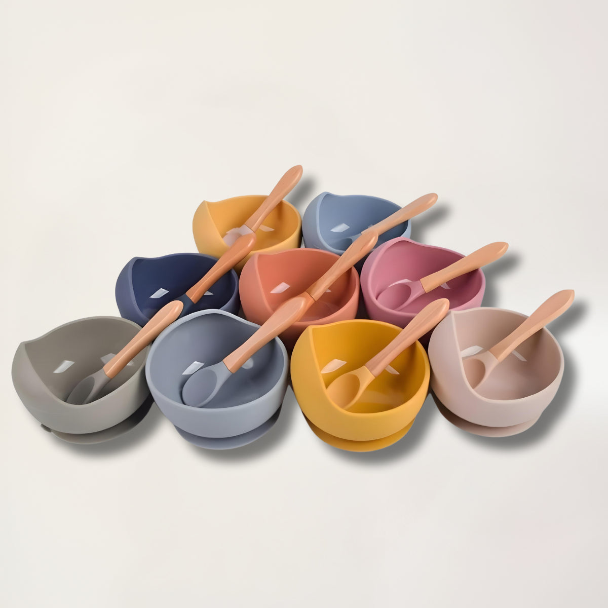 Bol en Silicone Anti-Renversement Blooming Babies