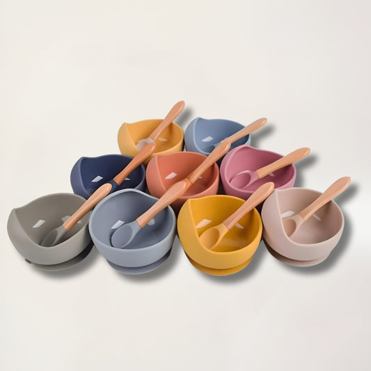 Bol en Silicone Anti-Renversement Blooming Babies