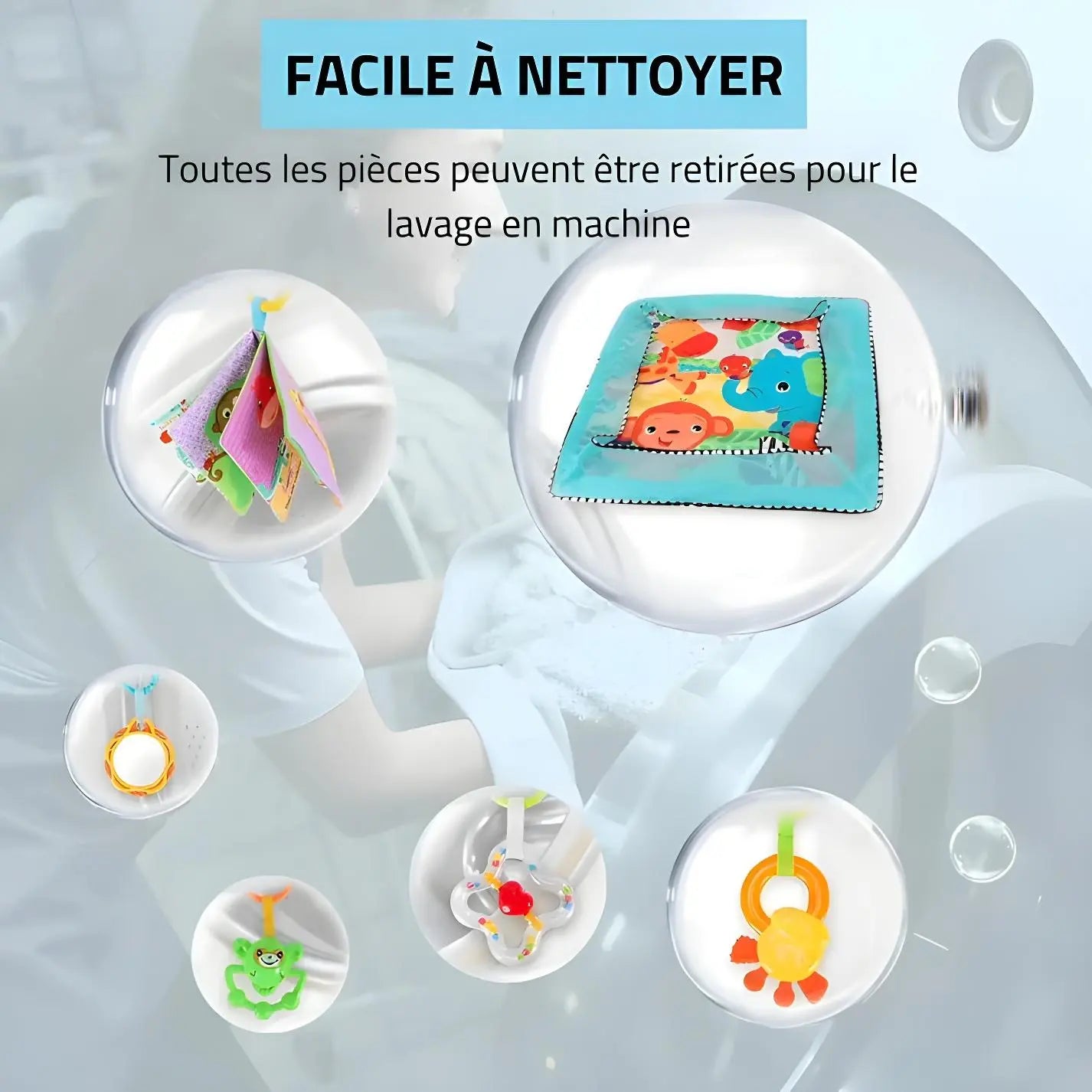 Tapis d'Éveil Bébé Multi-Sensoriel Blooming Babies