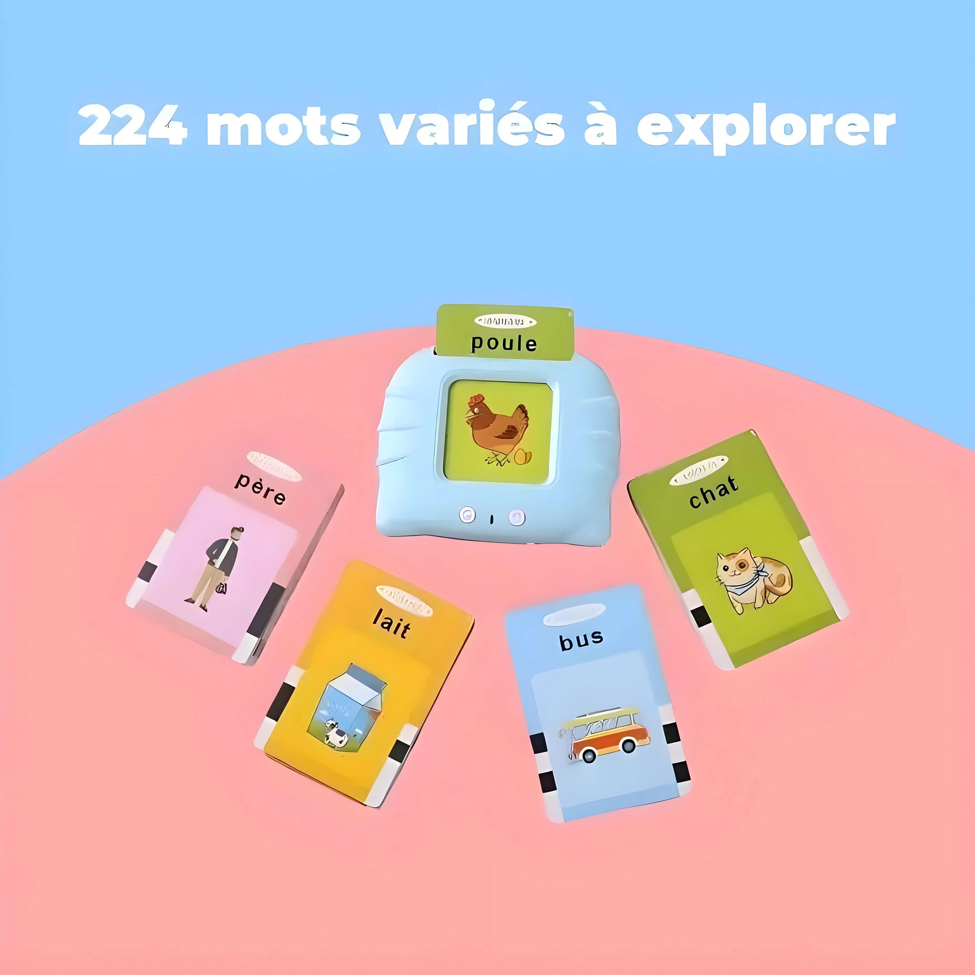 Cartes Audio Éducatives et Ludique d'Apprentissage Du language Blooming Babies