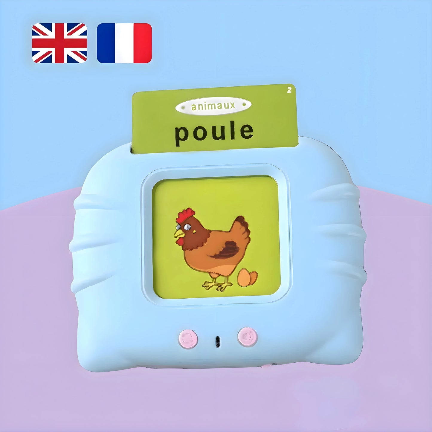 Cartes Audio Éducatives et Ludique d'Apprentissage Du language Blooming Babies