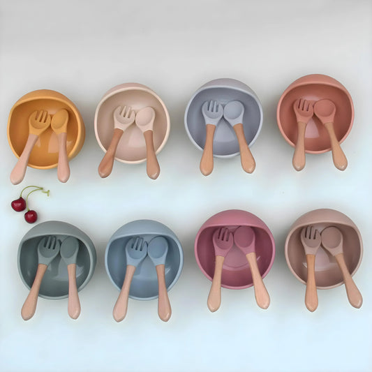 Bol en Silicone Anti-Renversement Blooming Babies