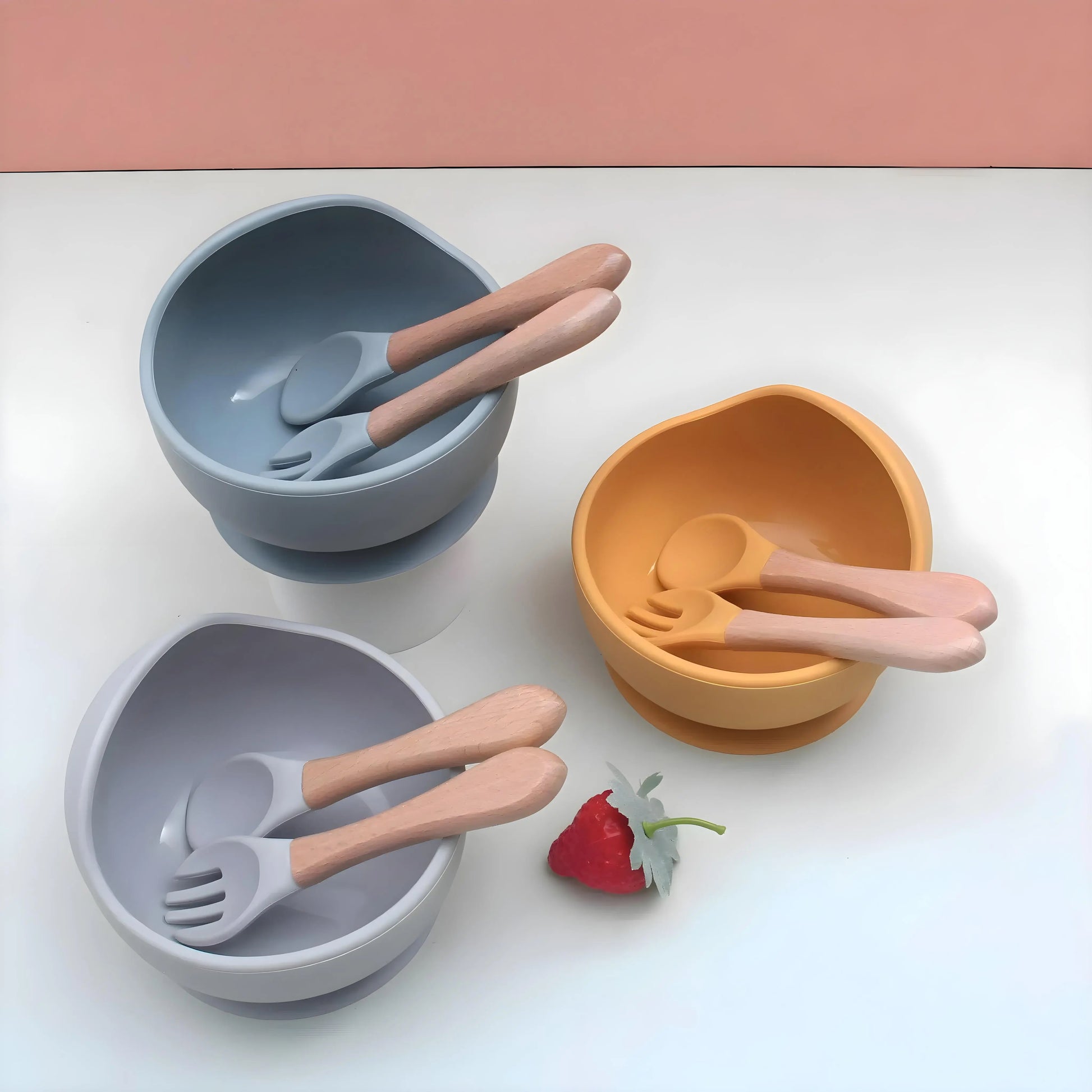 Bol en Silicone Anti-Renversement Blooming Babies
