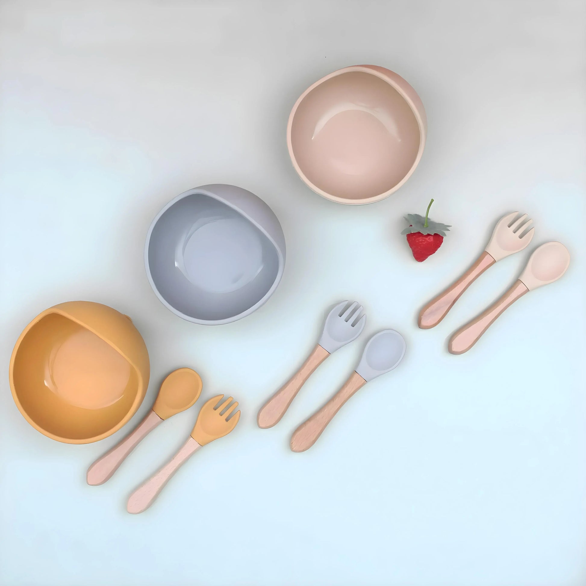 Bol en Silicone Anti-Renversement Blooming Babies