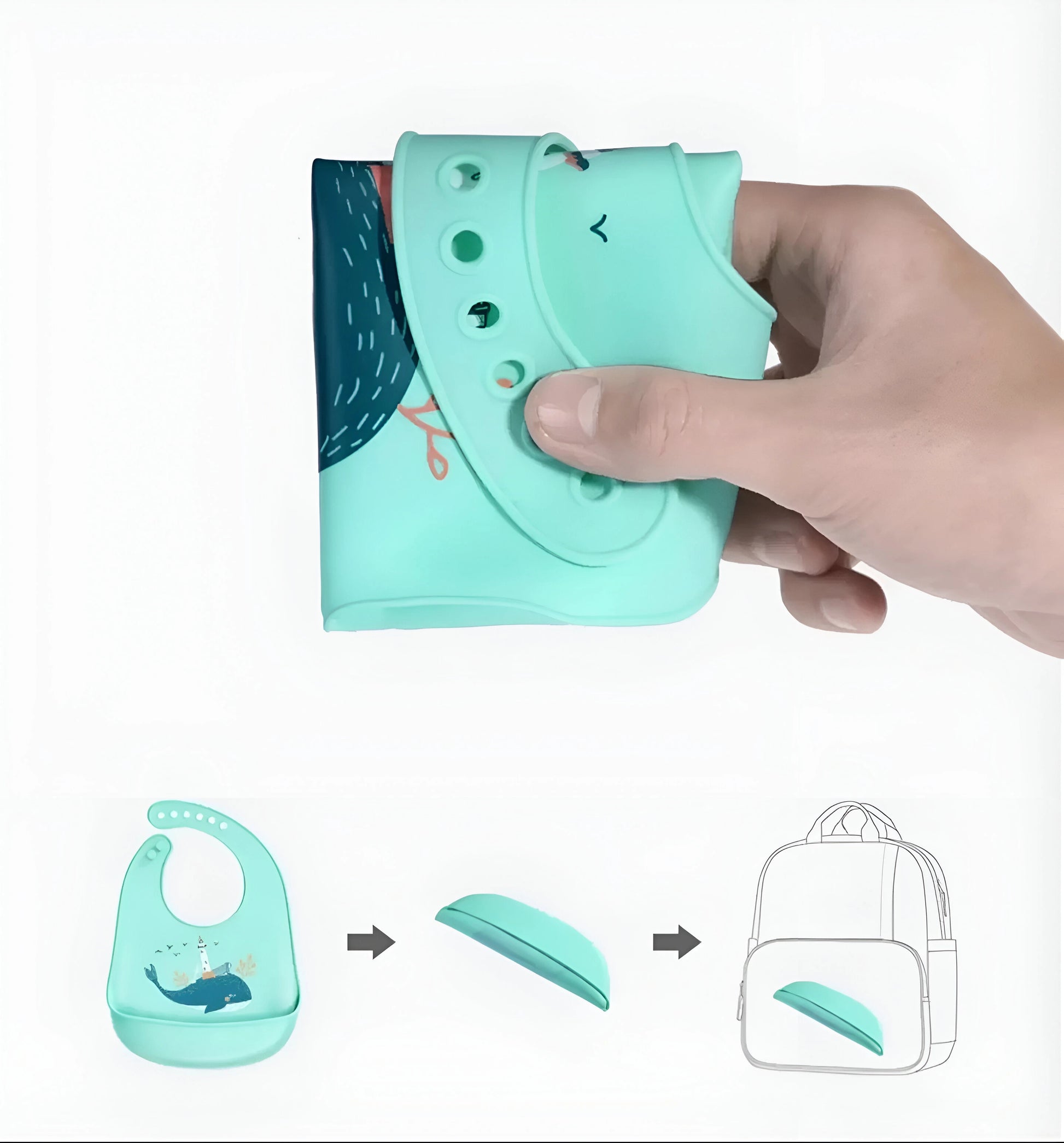 Bavoirs en silicone Animaux - Blooming Babies