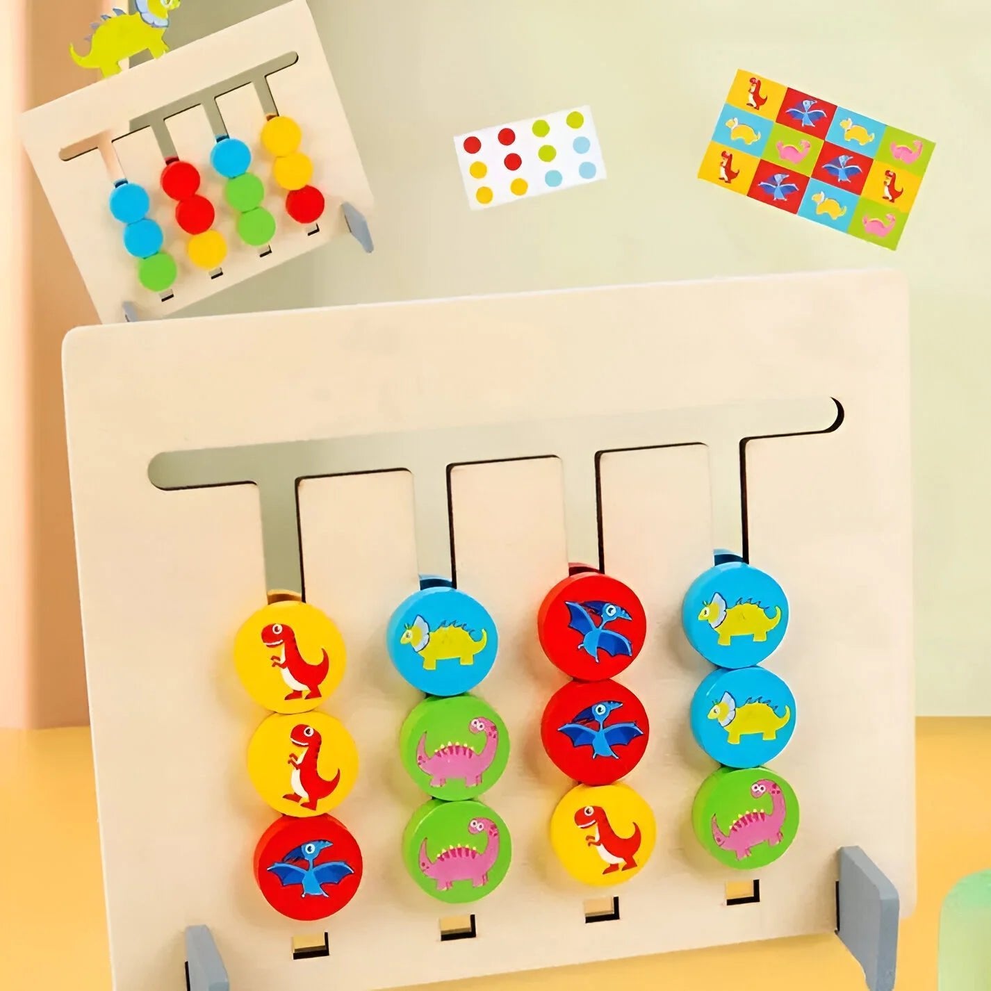 Plateau Montessori de Reflexion et Coordination Main-Oeil Blooming Babies