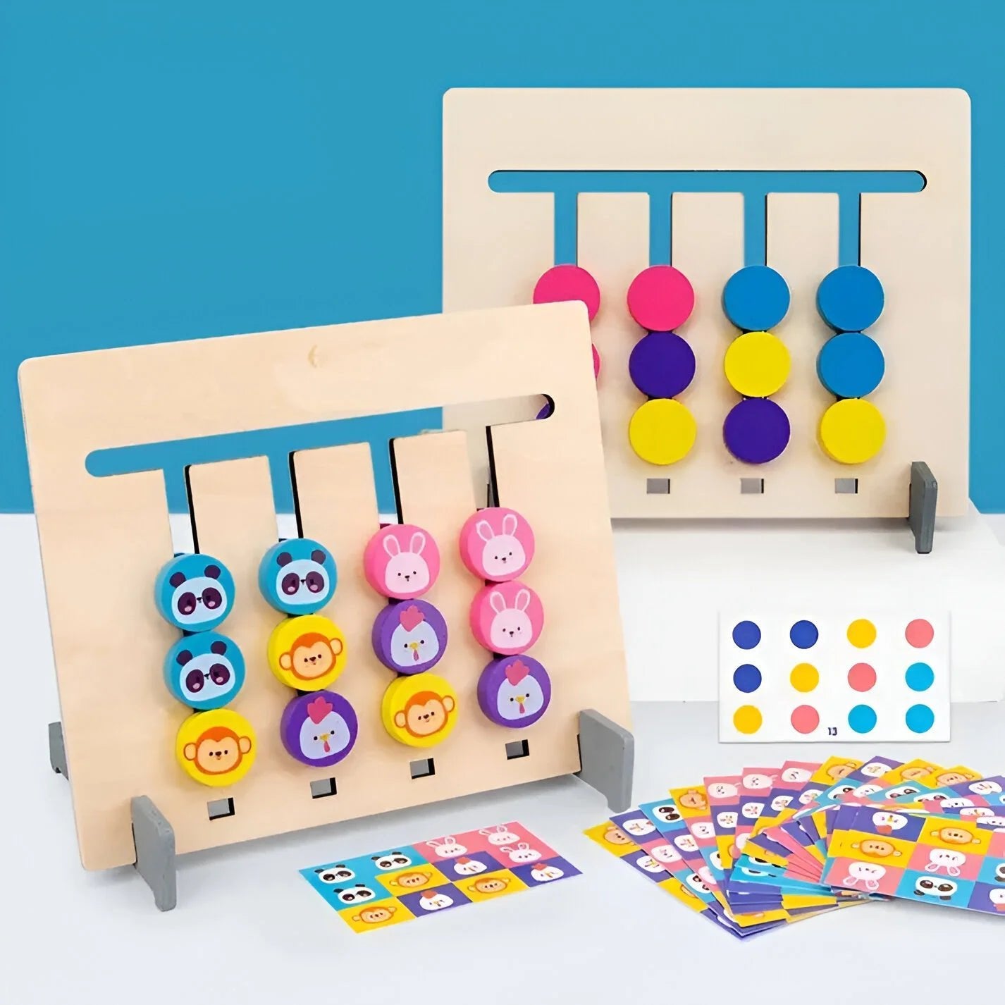 Plateau Montessori de Reflexion et Coordination Main-Oeil Blooming Babies