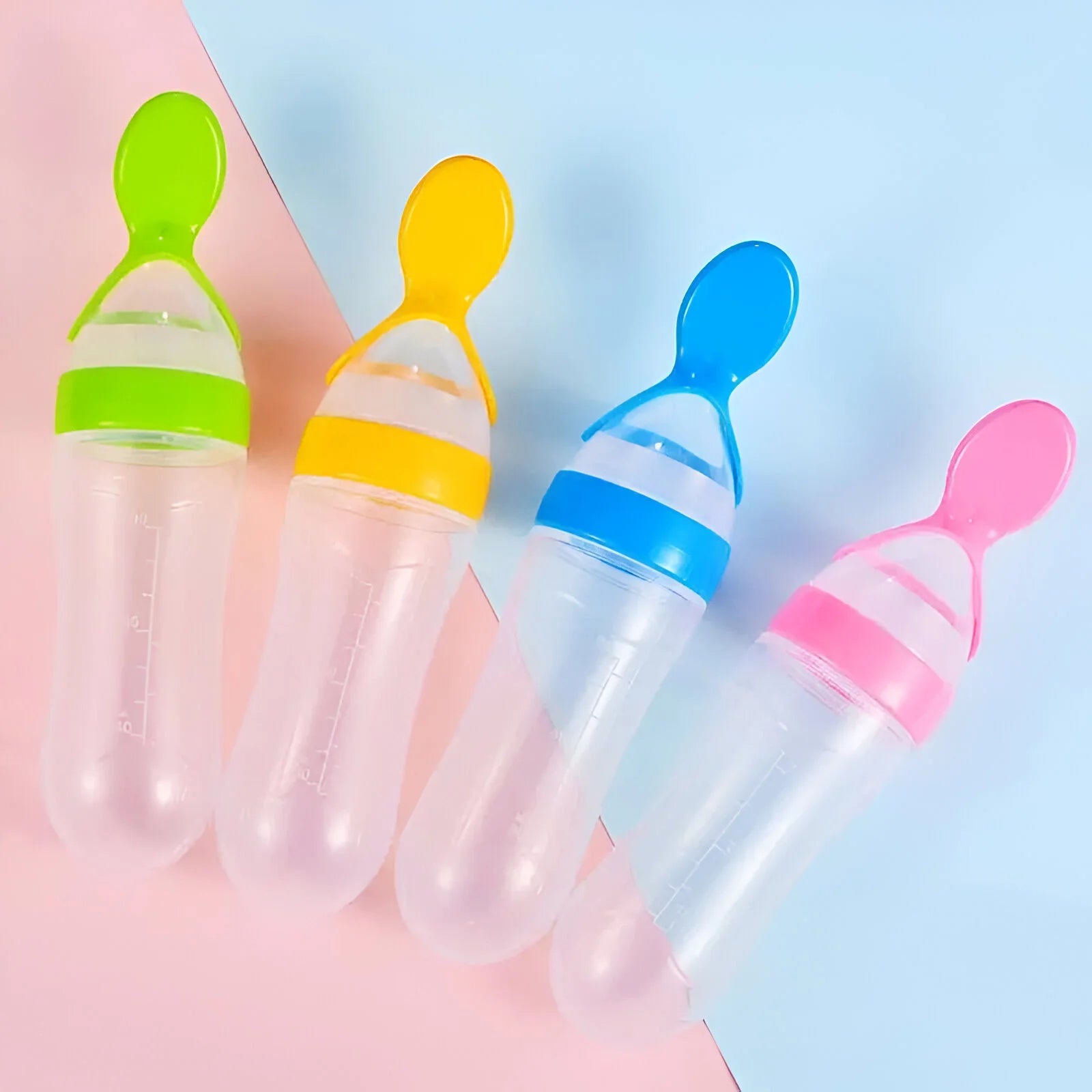 Biberon cuillère d'alimentation en silicone Blooming Babies