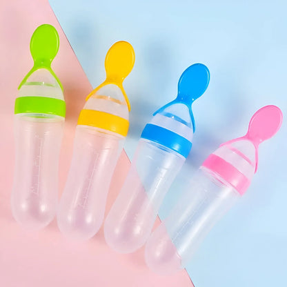 Biberon cuillère d'alimentation en silicone Blooming Babies