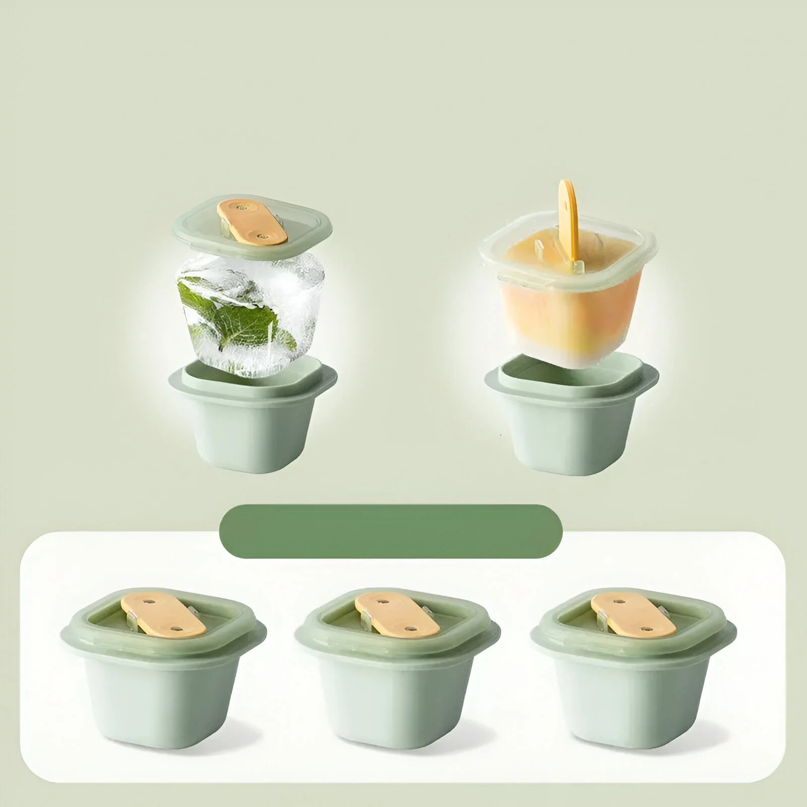 Moules à Sorbet en Silicone Blooming Babies