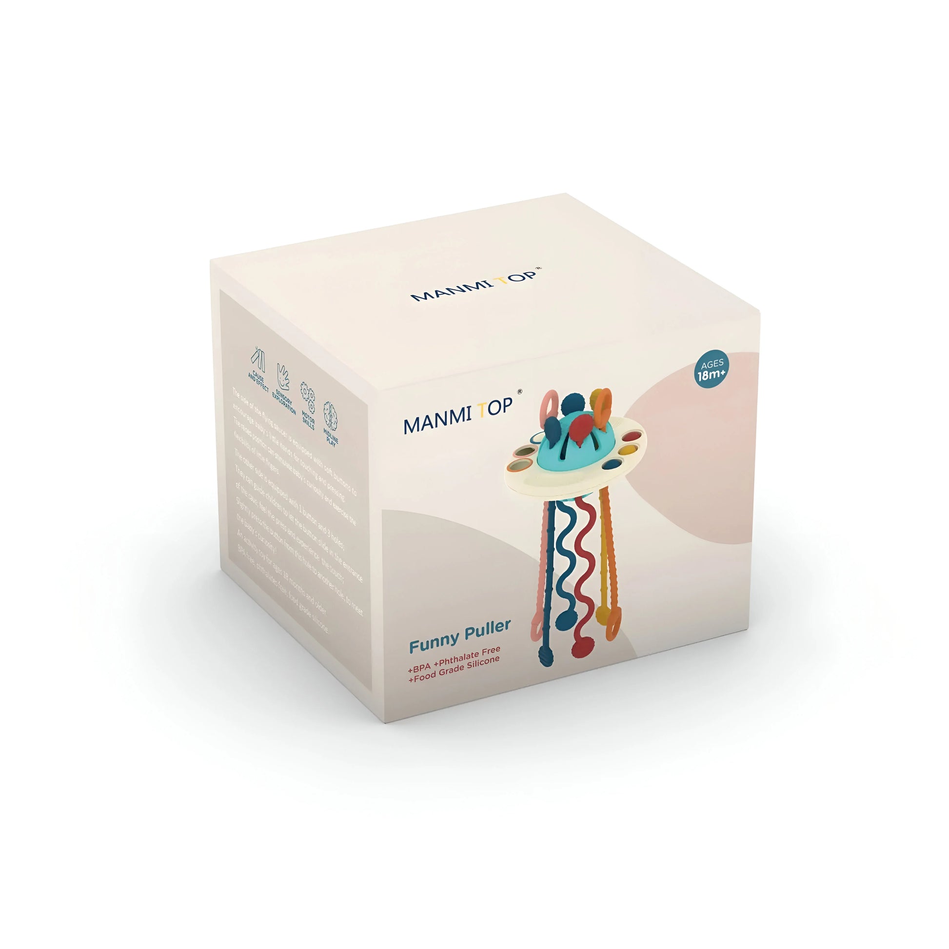 Jouet de Dentition Sensoriel 3 en 1 - Montessori Blooming Babies