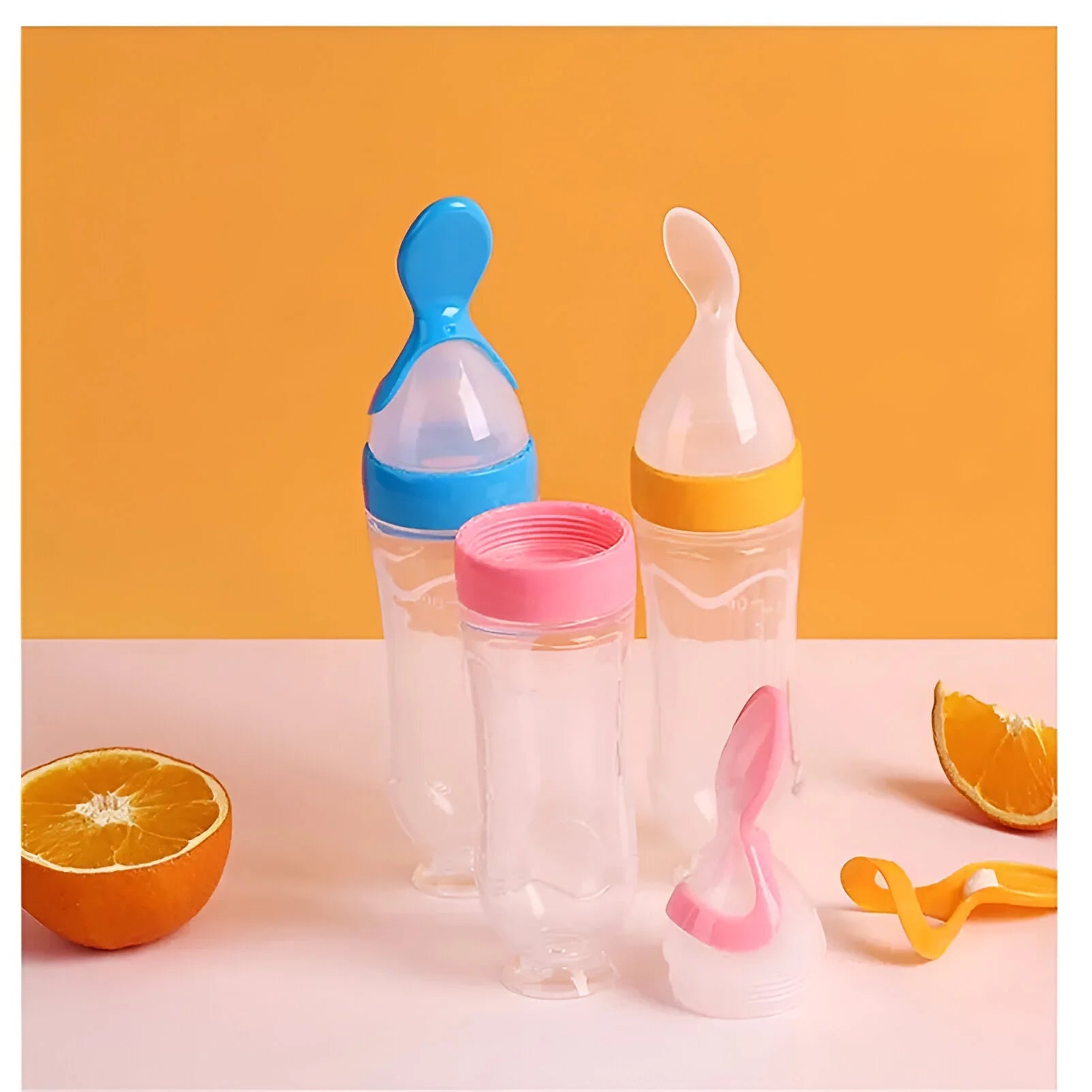 Biberon cuillère d'alimentation en silicone Blooming Babies