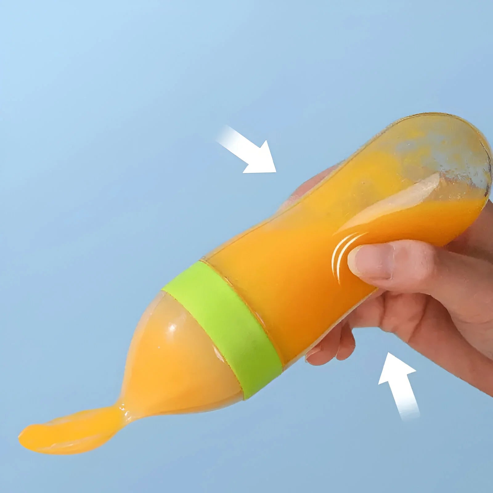 Biberon cuillère d'alimentation en silicone Blooming Babies