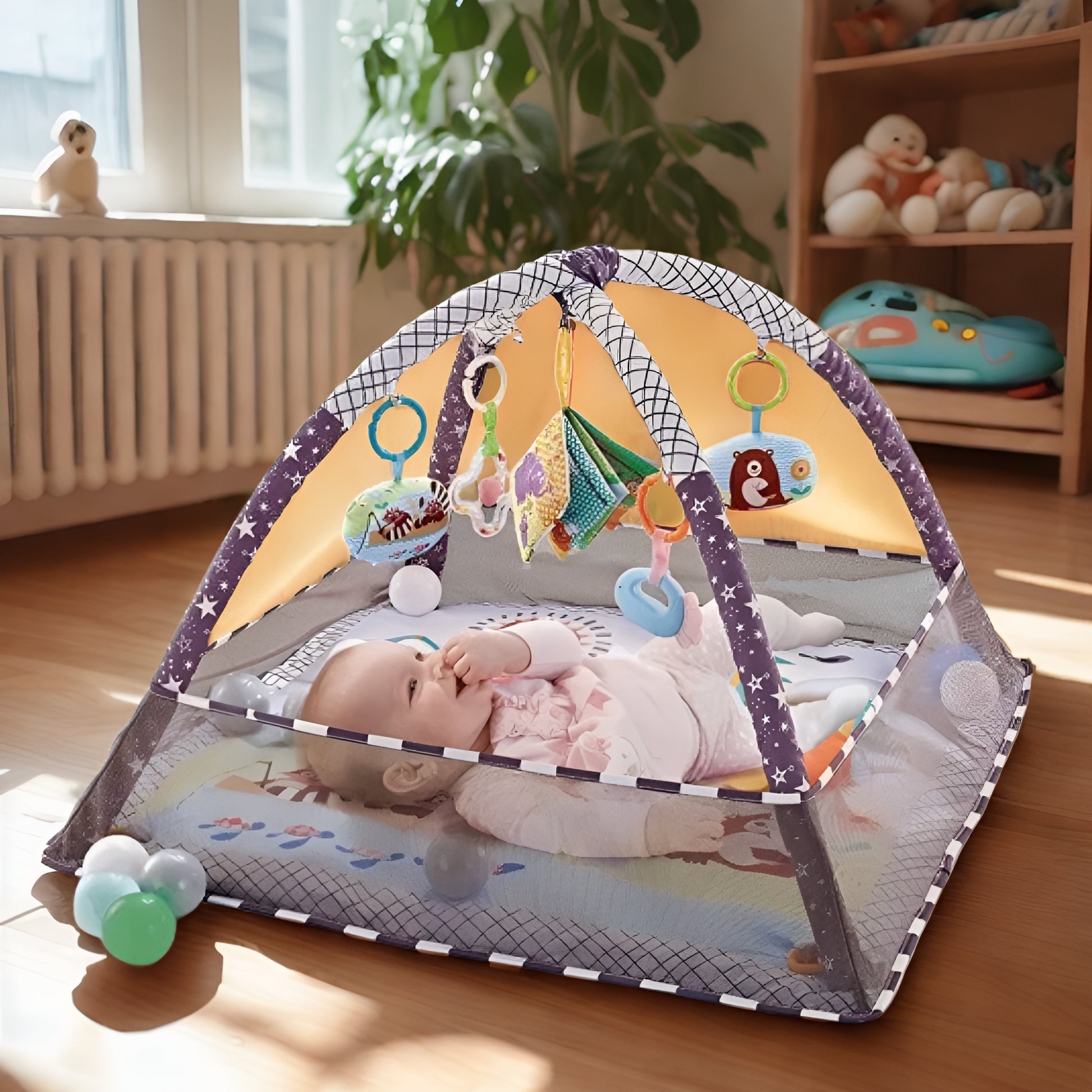 Tapis d'Éveil Bébé Multi-Sensoriel - Blooming Babies