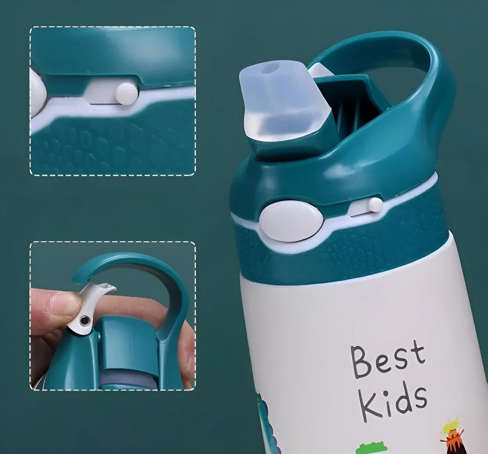 Gourde isotherme Inox Best kids Blooming Babies