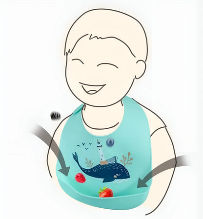 Bavoirs en silicone Animaux - Blooming Babies
