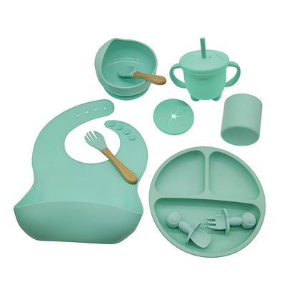 Coffret repas complet en silicone 10 pieces