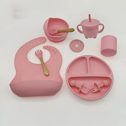 Coffret repas complet en silicone 10 pieces