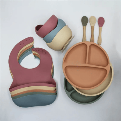 Coffret repas en silicone 4 Pieces Blooming Babies