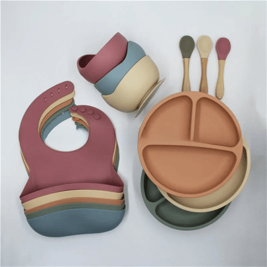 Coffret repas en silicone 4 Pieces Blooming Babies
